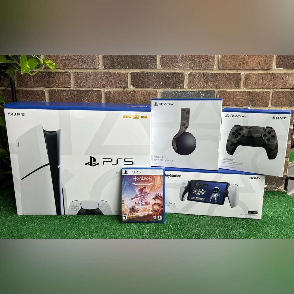SOLD!! BRAND NEW OPEN BOX Playstation5 Slim Console Bundle w/ Playstation Portal